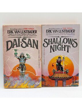 Lot of 2 Eric Van Lustbader Shallows of Night, Dai-San